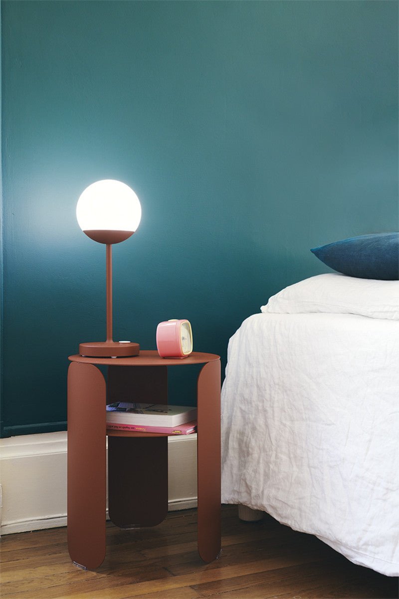 Bebop Side Table - Fermob - Tables + Desks - Acapulco Blue - HORNE