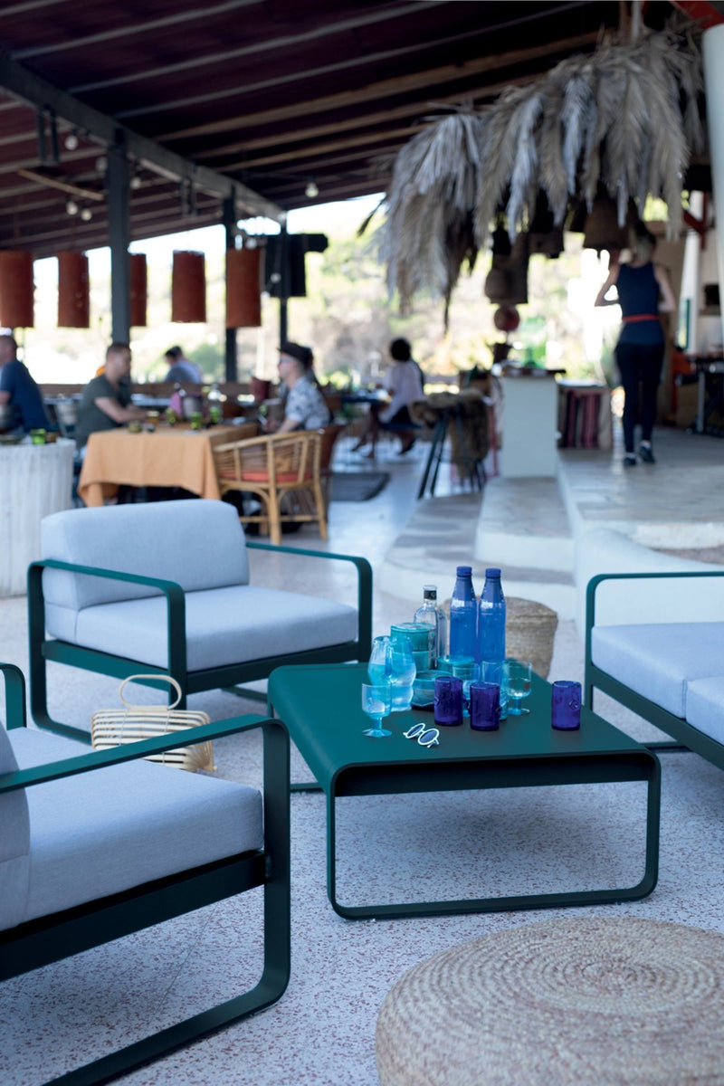 Bellevie Low Table - Fermob - Outdoor Furniture - Acapulco Blue - HORNE