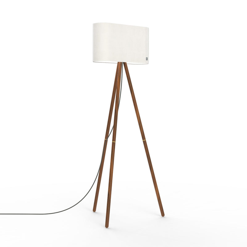 Belmont Floor Lamp - Pablo Designs - Floor Lamps - Charcoal - Oak - HORNE