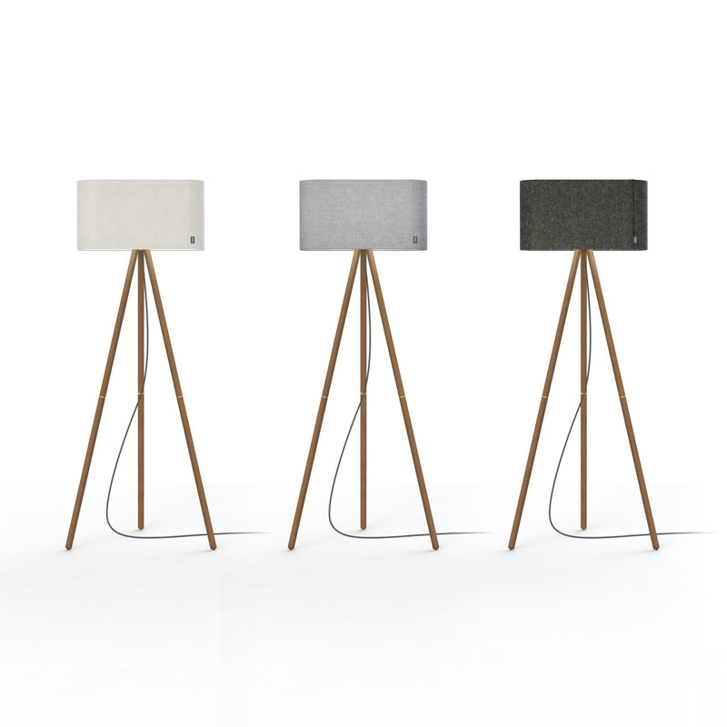 Belmont Floor Lamp - Pablo Designs - Floor Lamps - Charcoal - Oak - HORNE