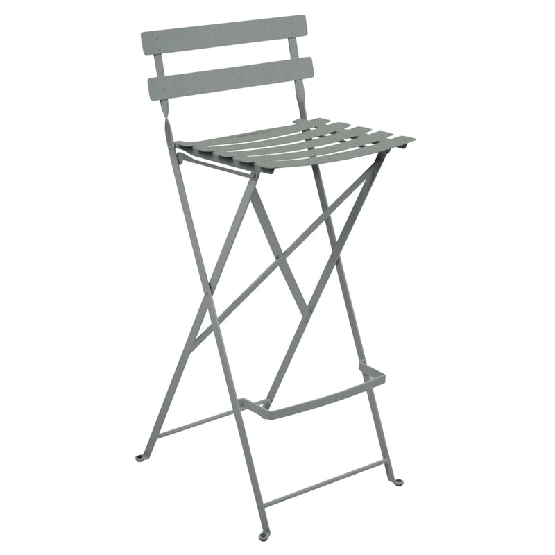 Bistro Bar Stool - Set of 2 - Fermob - Outdoor Furniture - Black Cherry - HORNE