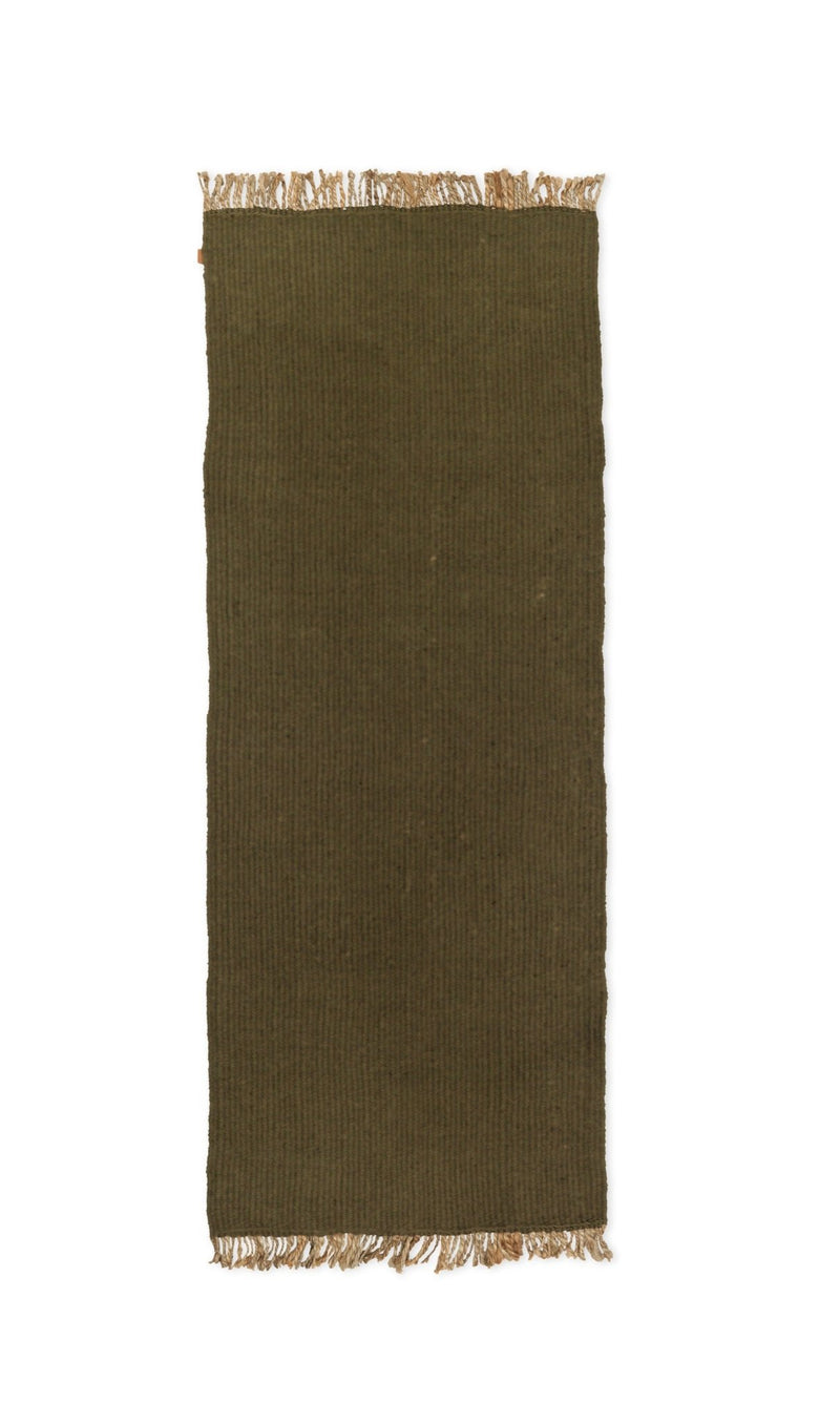 Block Runner - Ferm Living Rugs - Black - HORNE