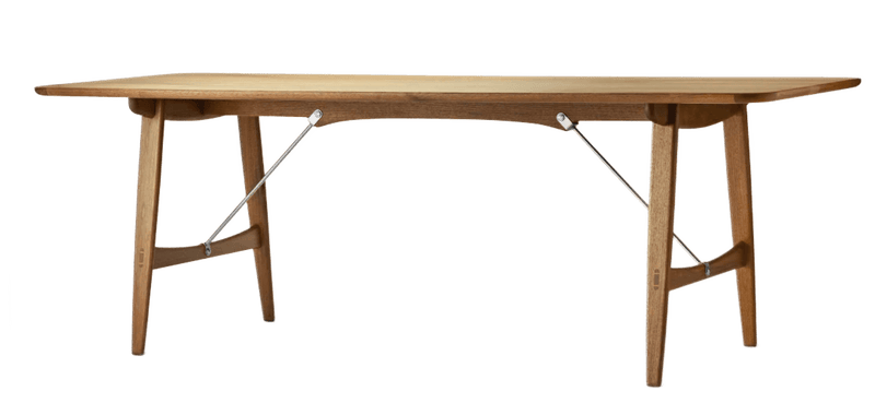 BM1160 Hunting Table - Carl Hansen & Son - Tables + Desks - Oiled Walnut - Stainless Steel - HORNE