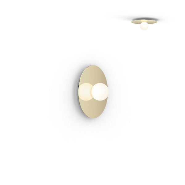 Bola Disc Flush - Pablo Designs - Wall Sconces - 12" - Brass - HORNE