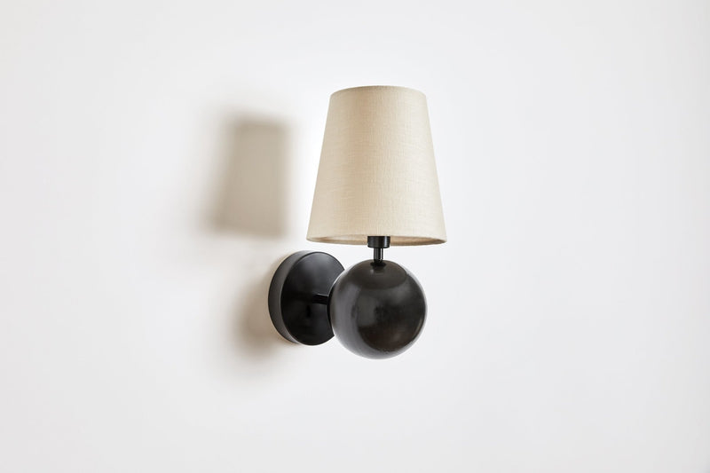 Bole Wall Light - Workstead - Wall Sconces - White Enamel - Hardwired with Integrated Dimmer - HORNE