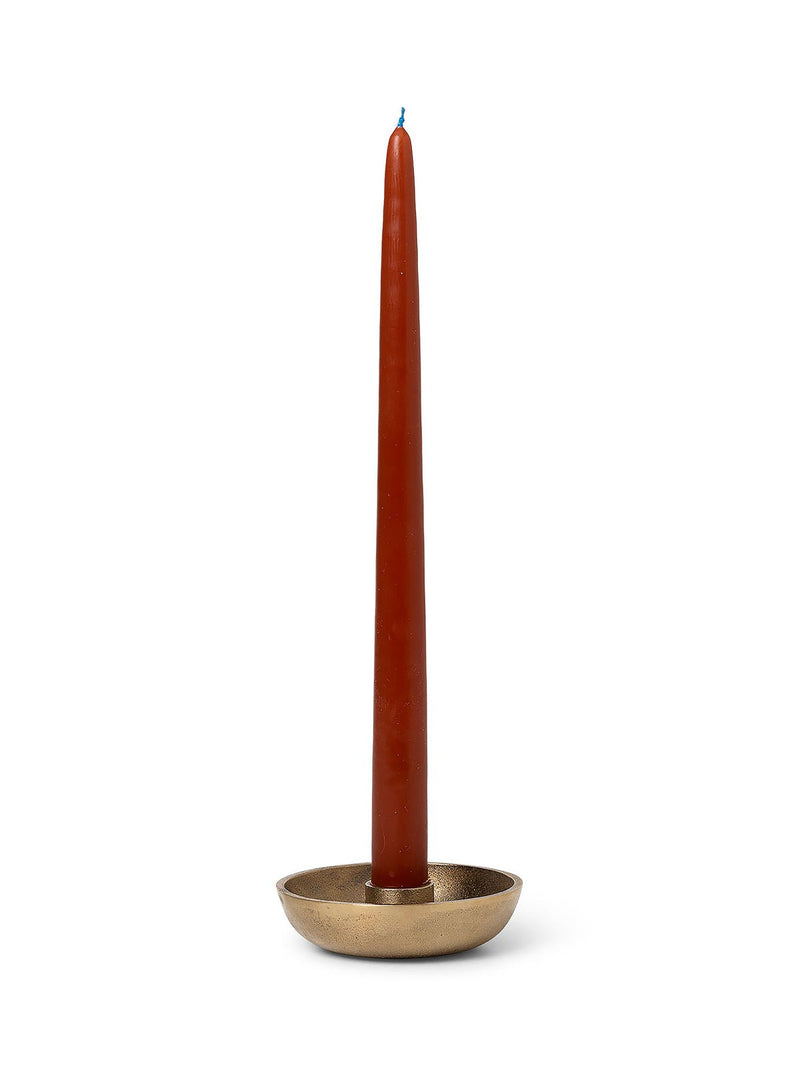Bowl Candle Holder - Single - Ferm Living - Candle Holders - Brass - HORNE