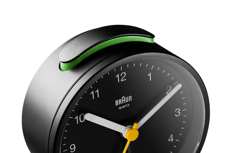 Braun Classic Alarm Clock - BC12 - Braun - Clocks - Black Case & Black Dial - HORNE