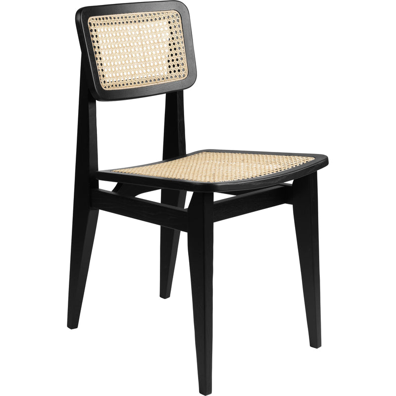 C - Chair Dining Chair - All French Cane - Gubi - Chairs - American Oiled Walnut - HORNE