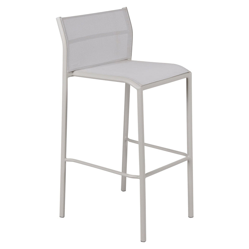Cadiz High Barstool - Stereo Fabric - Set of 2 - Fermob - Outdoor Furniture - Acapulco Blue - HORNE