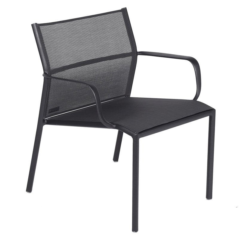 Cadiz Low Armchair - Stereo Fabric - Set of 4 - Fermob - Outdoor Furniture - Acapulco Blue - HORNE