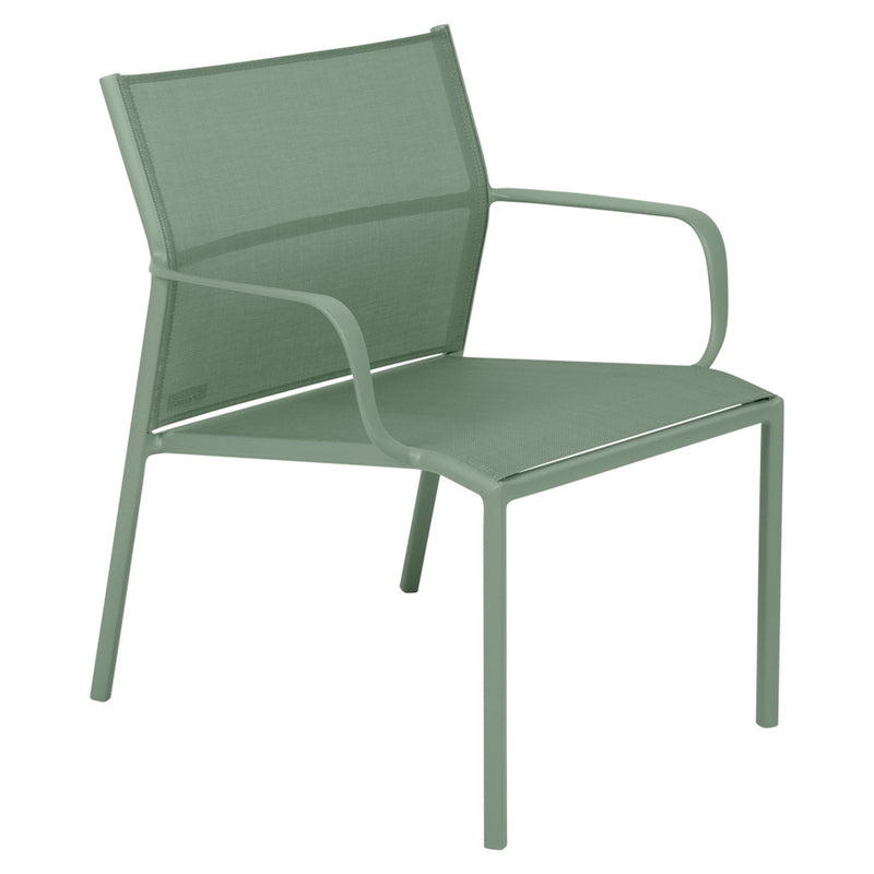 Cadiz Low Armchair - Stereo Fabric - Set of 4 - Fermob - Outdoor Furniture - Acapulco Blue - HORNE