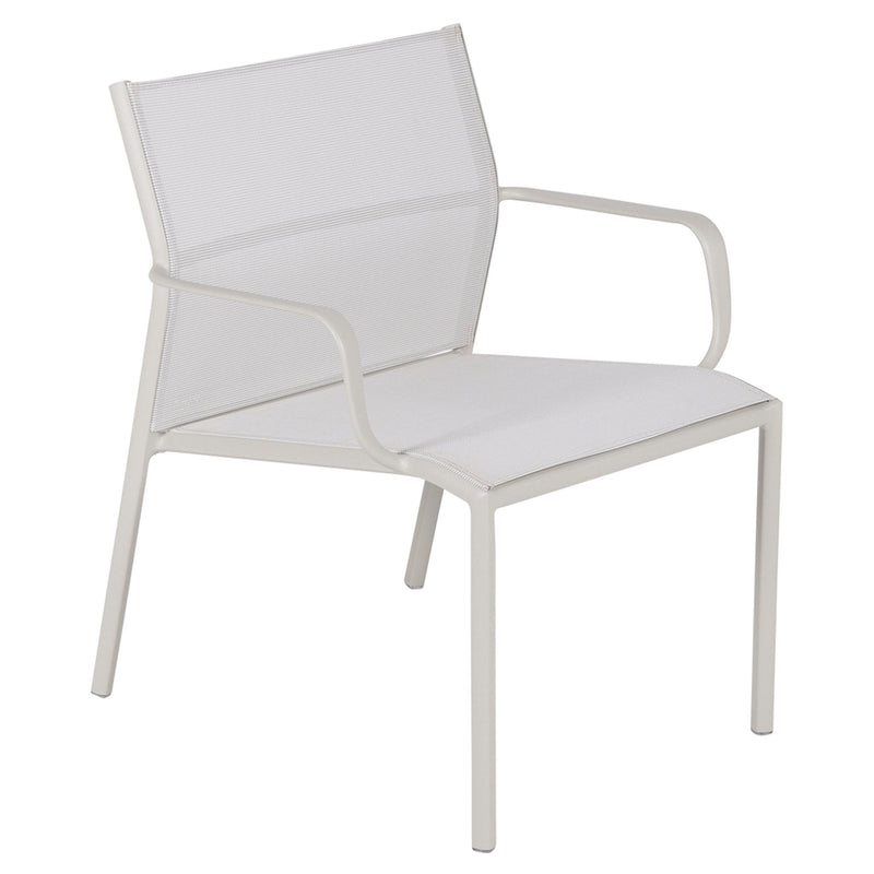 Cadiz Low Armchair - Stereo Fabric - Set of 4 - Fermob - Outdoor Furniture - Acapulco Blue - HORNE