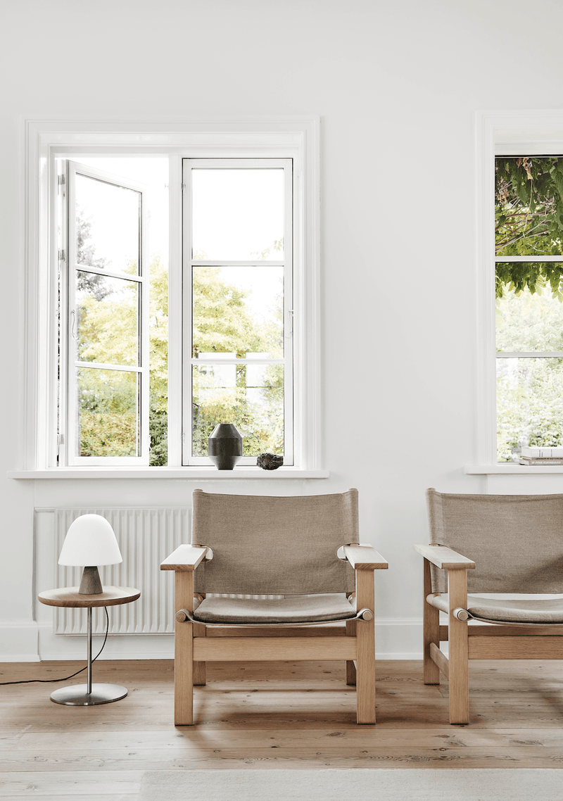 Canvas Chair - Fredericia - Chairs - Natural Canvas/Oak Light Oil - HORNE