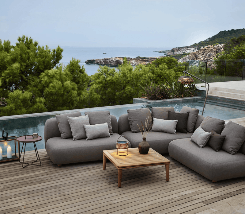 Capture 2 - Seater Sofa Module - Cane Line - Outdoor Furniture - HORNE