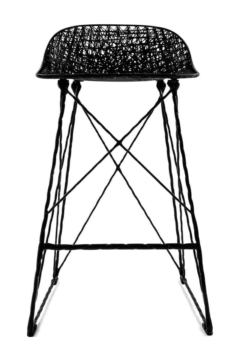 Carbon Bar Stool - Moooi - Stools + Benches + Ottomans - High - HORNE