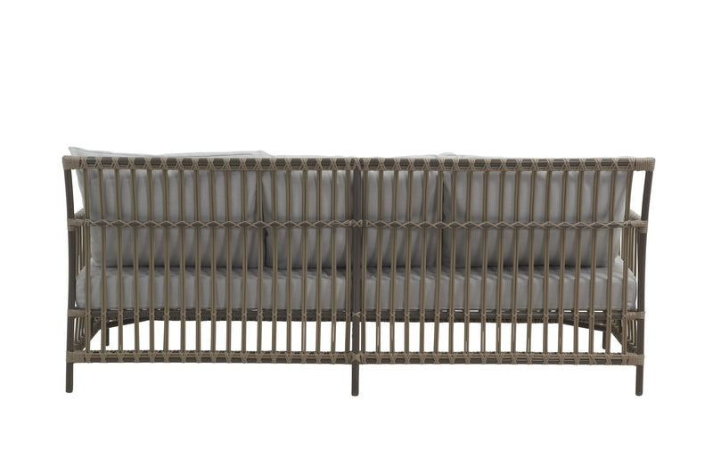 Caroline 3 - Seater Sofa - Exterior - Sika Design - Outdoor Furniture - Dove White - Tempotest White Canvas - HORNE