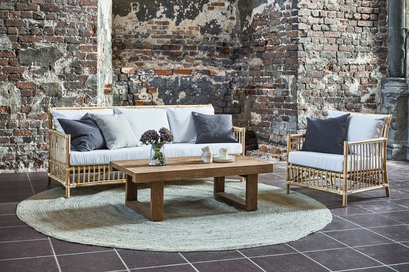 Caroline Lounge Chair - Sika Design - Chairs - Black - Tempotest White Canvas - HORNE