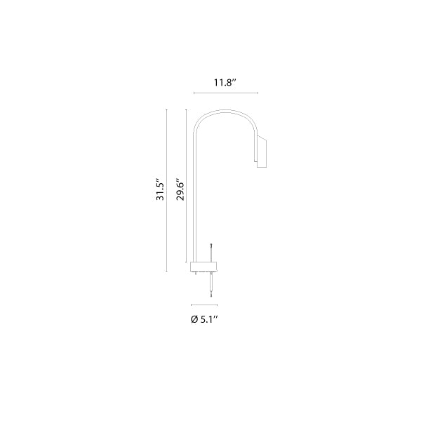 Caule Bollard 1 - Solid Shade Floor Lamp - Flos - Floor Lamps - White - 2700K - No Caule Box - HORNE