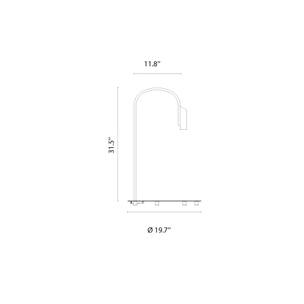 Caule Floor 1 - Solid Shade Floor Lamp - Flos - Floor Lamps - White - 2700K - HORNE