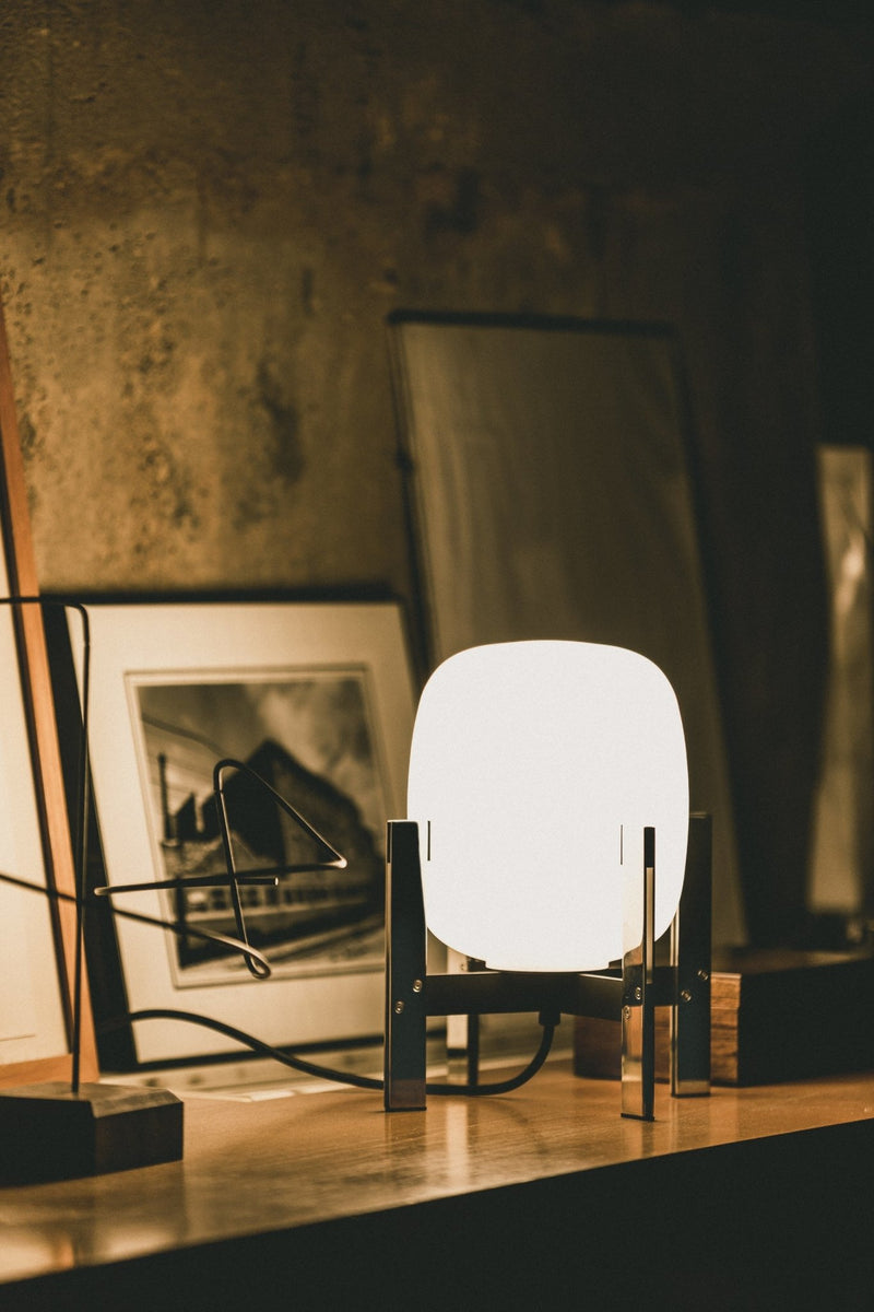 Cesta Metalica Lamp - Santa & Cole - Floor Lamps - Without Leather Handle - HORNE