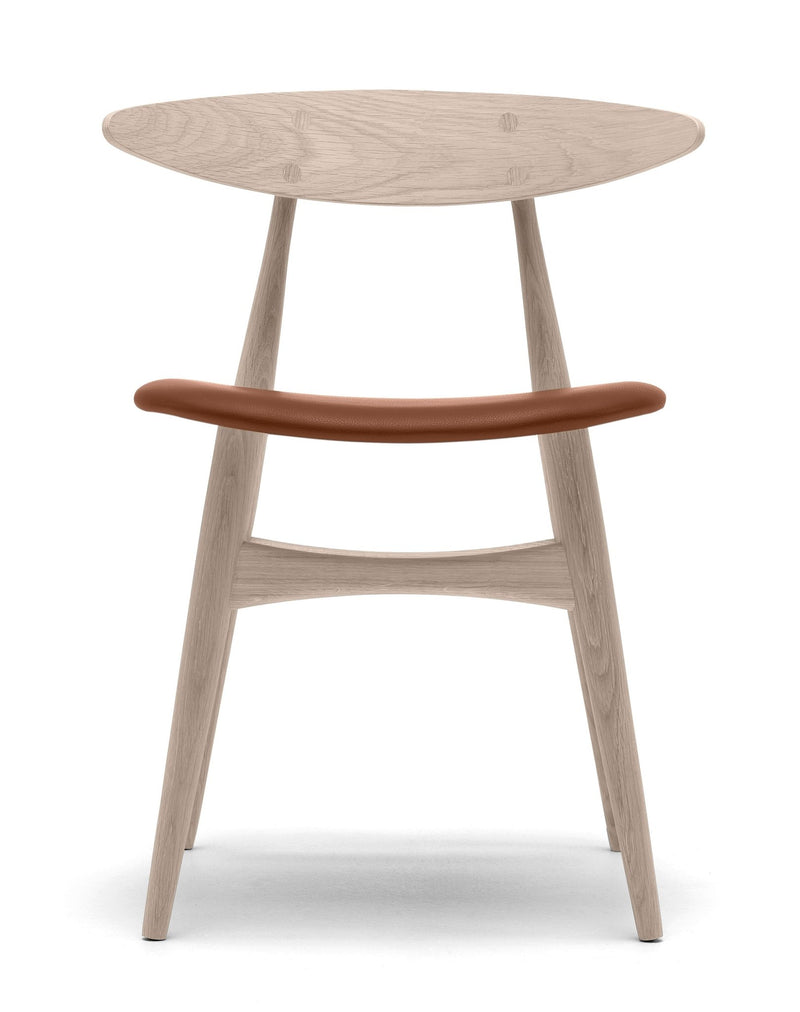 CH33P Dining Chair - Carl Hansen & Son - Chairs - Black Oak/Thor 301 Leather - HORNE