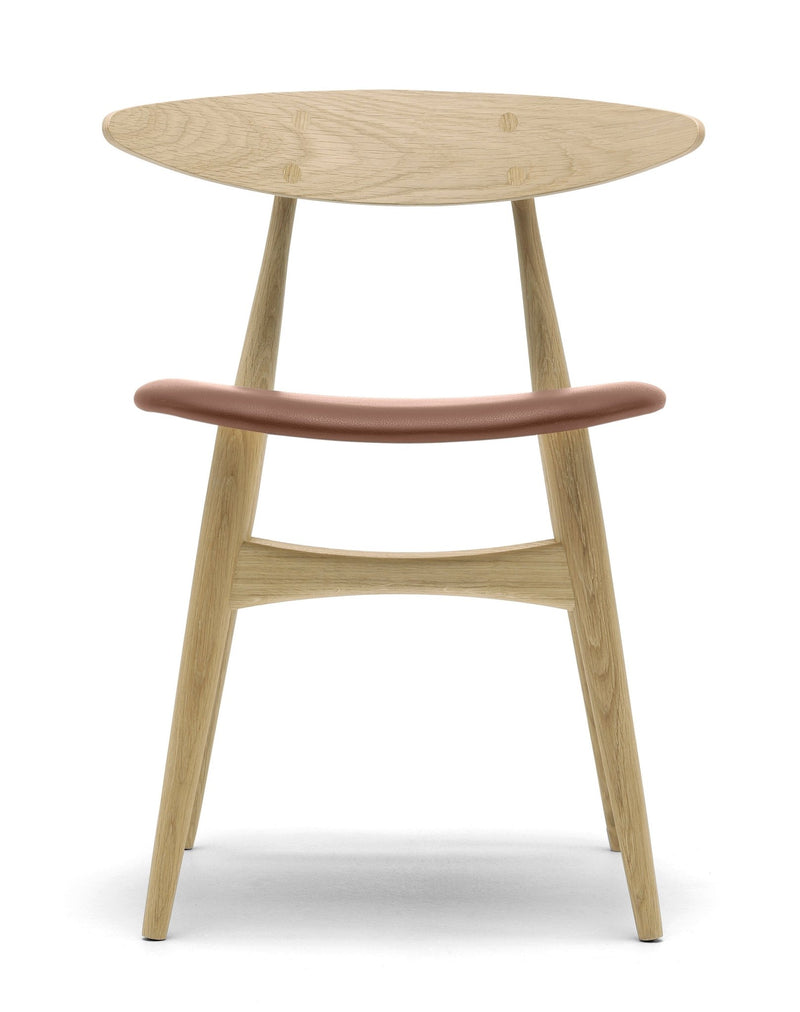 CH33P Dining Chair - Carl Hansen & Son - Chairs - Black Oak/Thor 301 Leather - HORNE