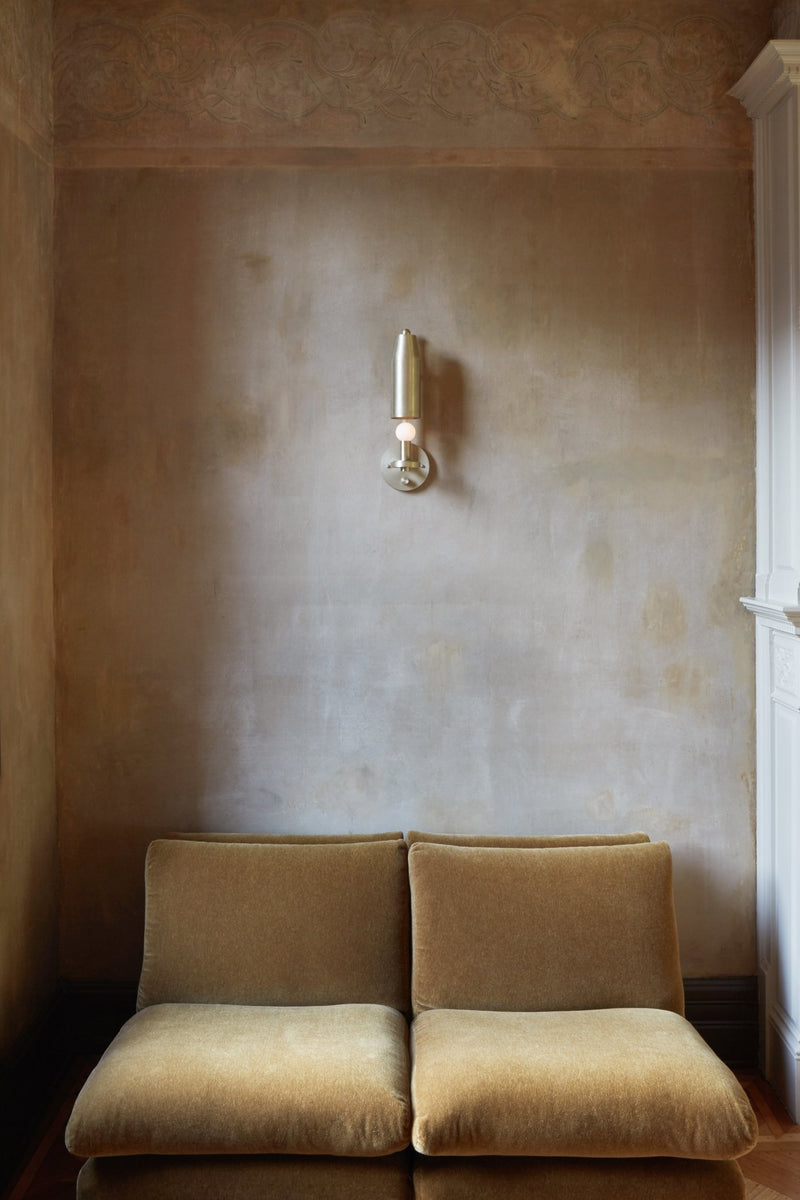 Chamber Sconce - Workstead - Wall Sconces - Hardwired - Hewn Brass - HORNE