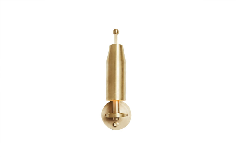 Chamber Sconce - Workstead - Wall Sconces - Hardwired - Hewn Brass - HORNE