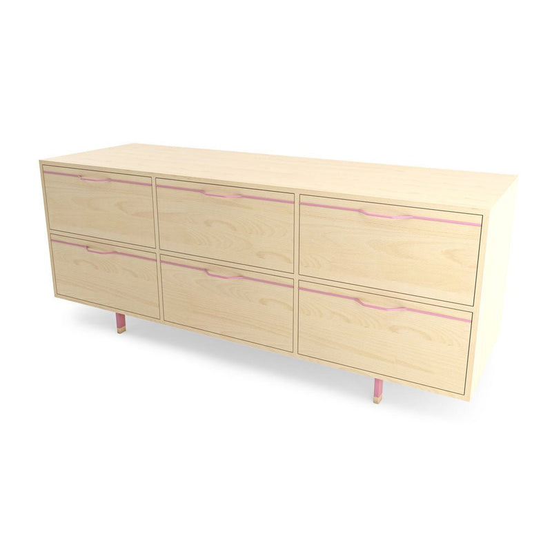 Chapman Storage Dresser Credenza - Maple - Tronk - Dressers - Black - HORNE