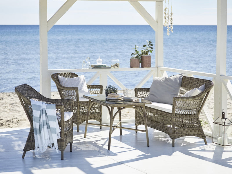 Charlot Chair - Exterior - Sika Design - Outdoor Furniture - Antique - Snow White 100% Polyester - HORNE