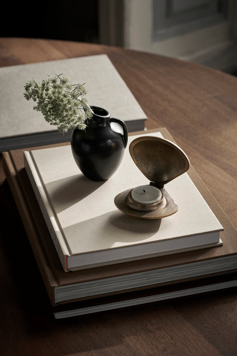 Clam Candle Holder - Ferm Living - Candle Holders - HORNE