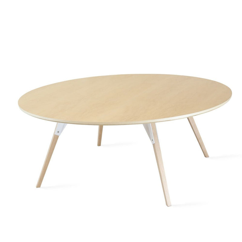 Clarke Large Oval Coffee Table - Maple - Tronk - Tables + Desks - Black - HORNE