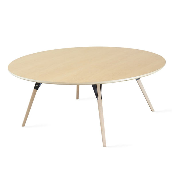 Clarke Large Oval Coffee Table - Maple - Tronk - Tables + Desks - Black - HORNE