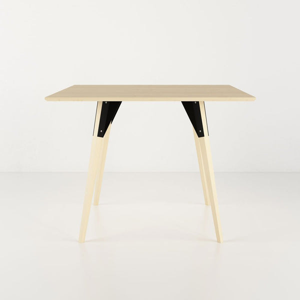 Clarke Small Square Dining Table - Maple - Tronk - Tables + Desks - Black - HORNE
