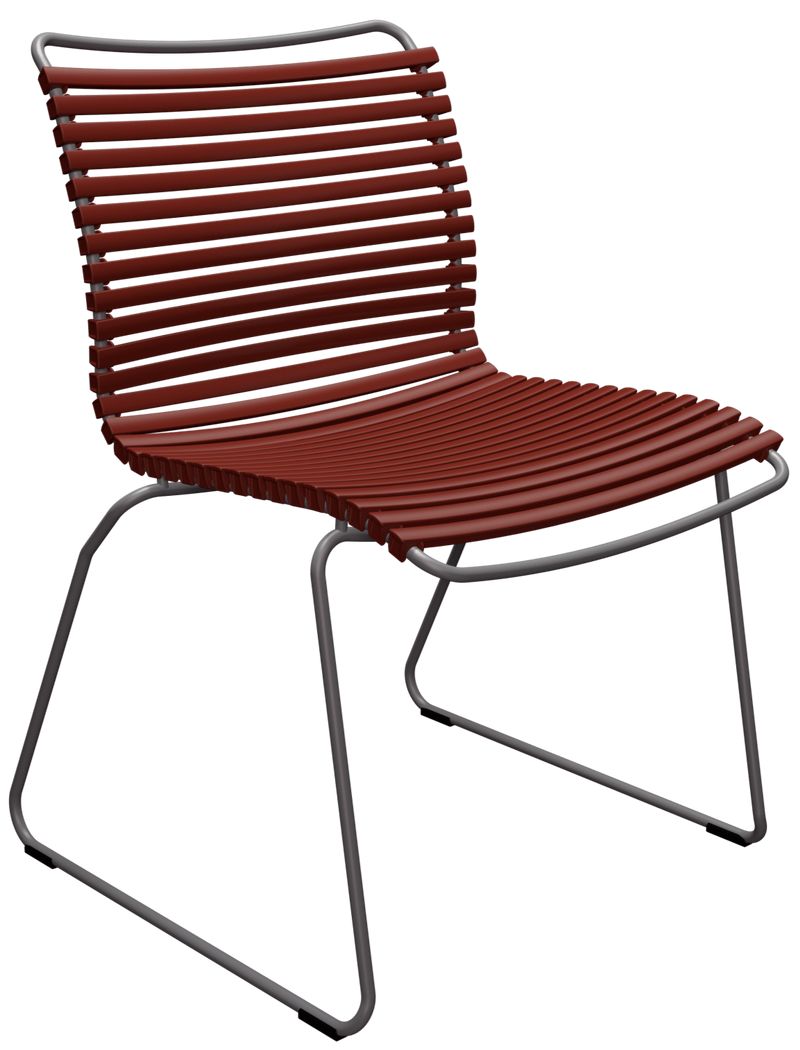 CLICK Outdoor Dining Chair - No Armrests - HOUE - Outdoor Furniture - Pine Green - HORNE