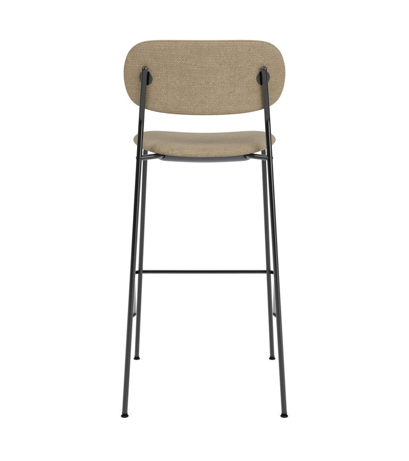 Co Bar Chair - Fully Upholstered - Audo Copenhagen - Chairs - Black Frame/ Audo Boucle 02 (Beige) - HORNE