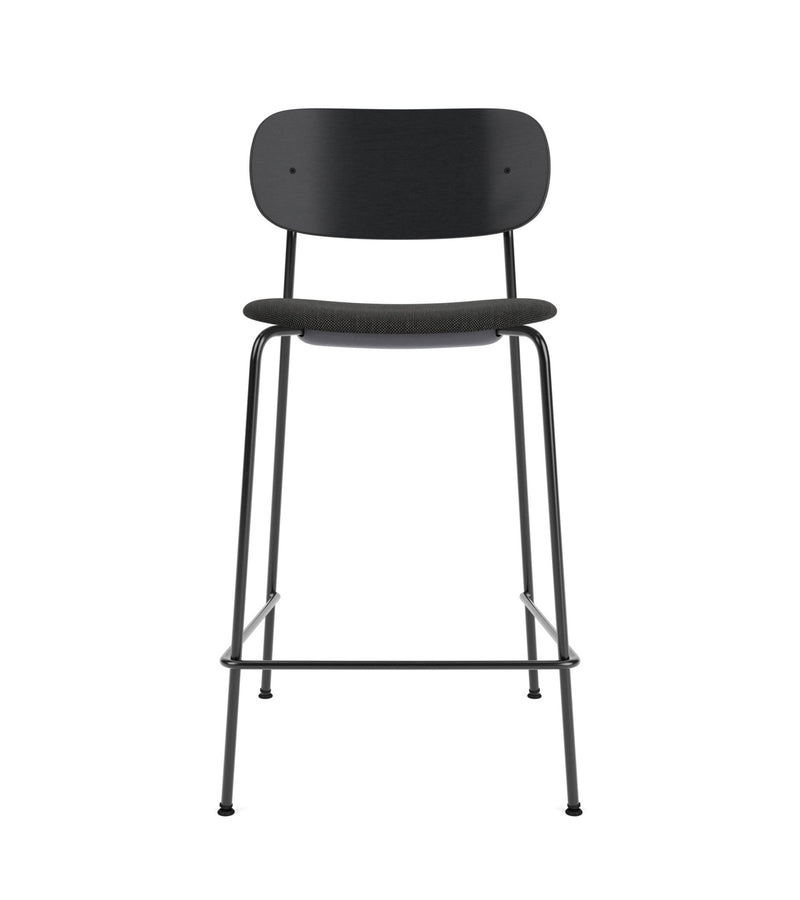 Co Counter Chair - Upholstered Seat - Audo Copenhagen - Chairs - Natural Oak/ Audo Boucle 02 (Beige) - HORNE