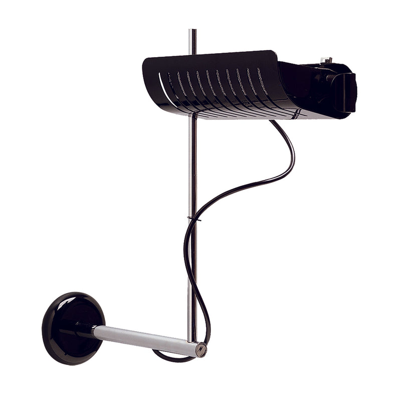 Colombo Wall Lamp - Oluce - Wall Sconces - Black - HORNE