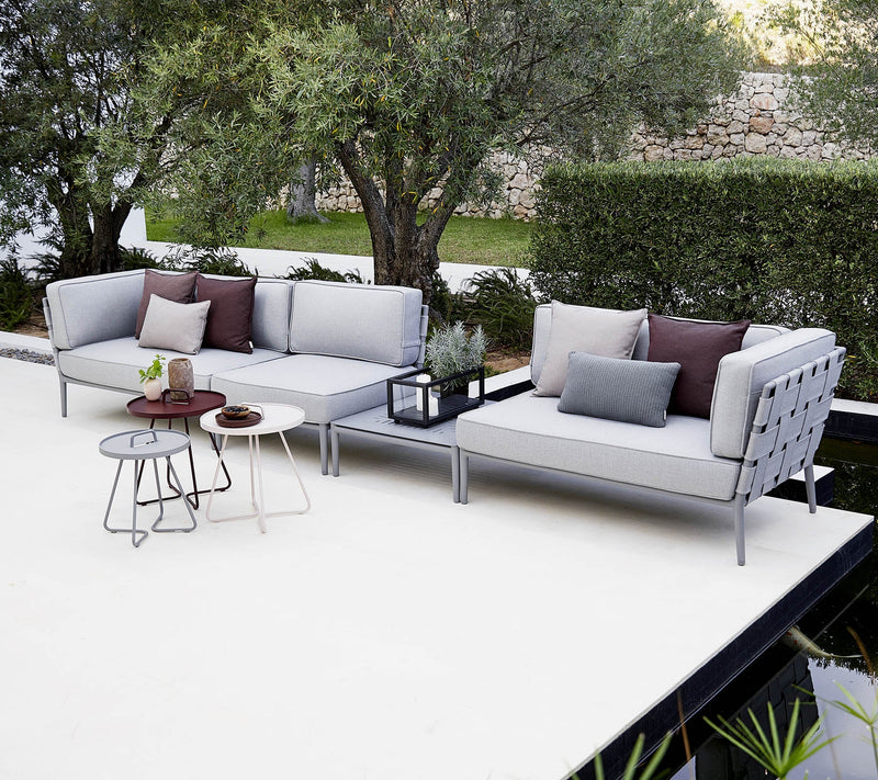 Conic Single Seater Module - Cane Line - Outdoor Furniture - Grey - HORNE