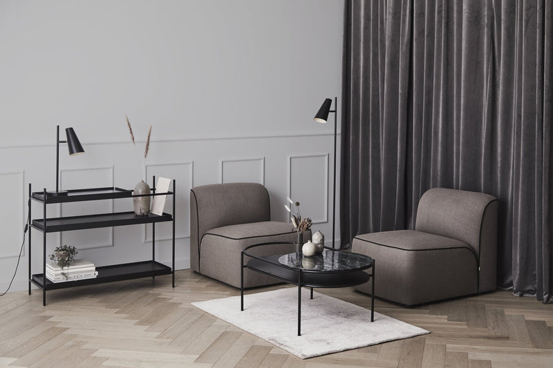 Cono Floor Lamp - Woud - Lamps - Black - HORNE