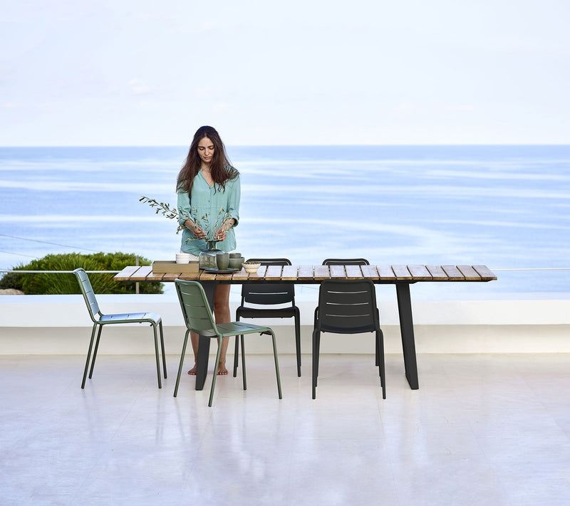Copenhagen Dining Table With Extension - Cane Line - Outdoor Furniture - HORNE