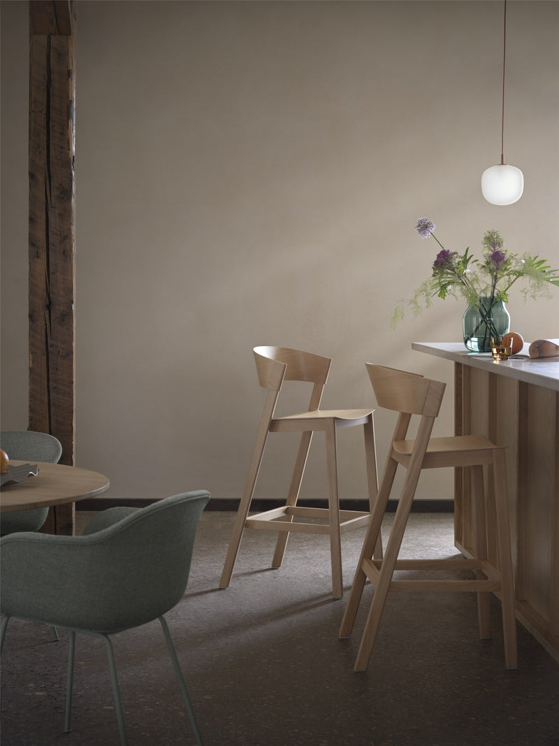 Cover Bar & Counter Stool - Muuto - Stools + Benches + Ottomans - Counter Height - Black - HORNE