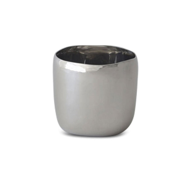 Cuadrado Small Vessel in Stainless Steel - Tina Frey - Art + Objects - HORNE