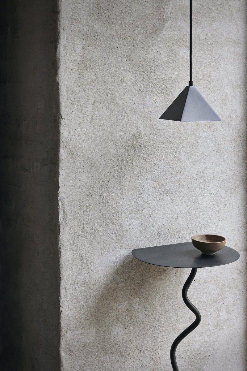 Curvature Wall Table - Ferm Living - Accent Tables - Brass - HORNE
