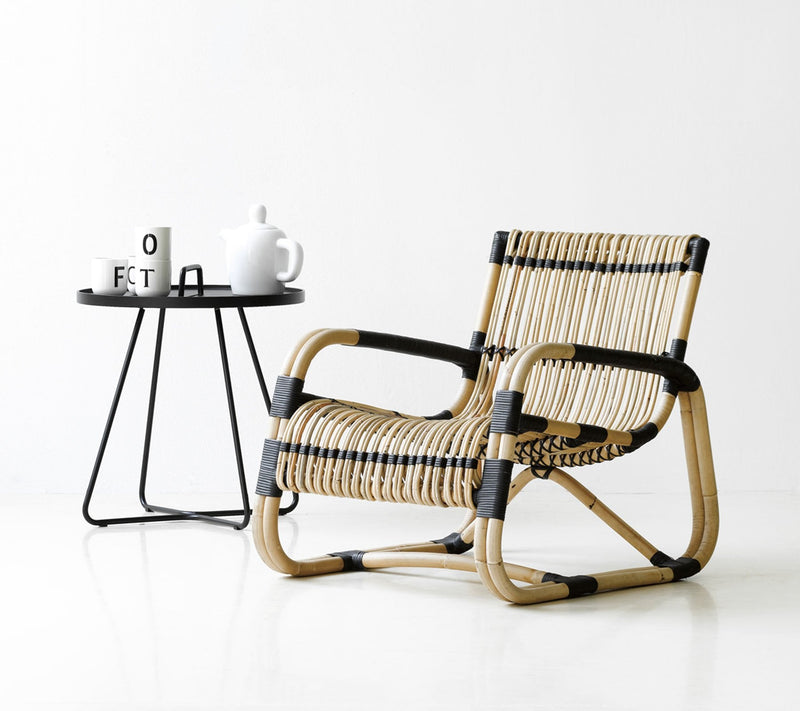 Curve Indoor Lounge Chair - Cane Line - Chairs - Black - HORNE