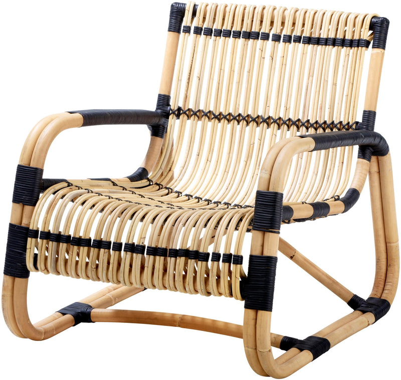 Curve Indoor Lounge Chair - Cane Line - Chairs - Black - HORNE
