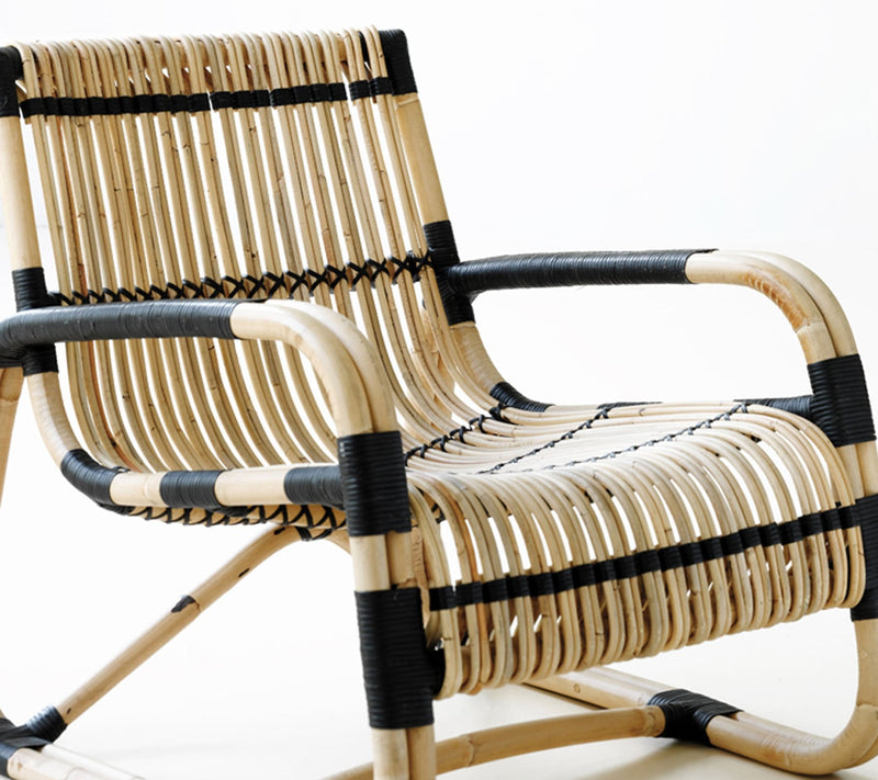 Curve Indoor Lounge Chair - Cane Line - Chairs - Black - HORNE