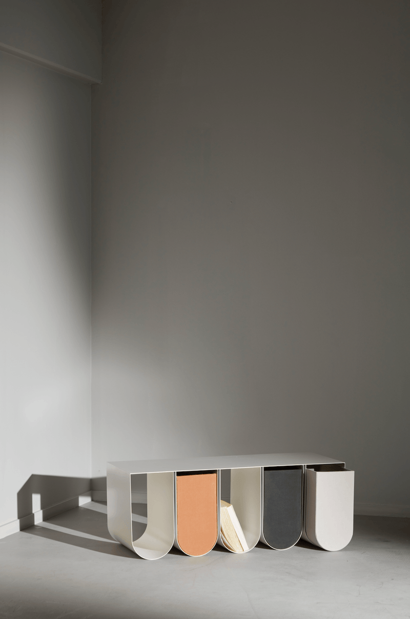 Curved Bench - Kristina Dam - Stools + Benches + Ottomans - Beige - HORNE