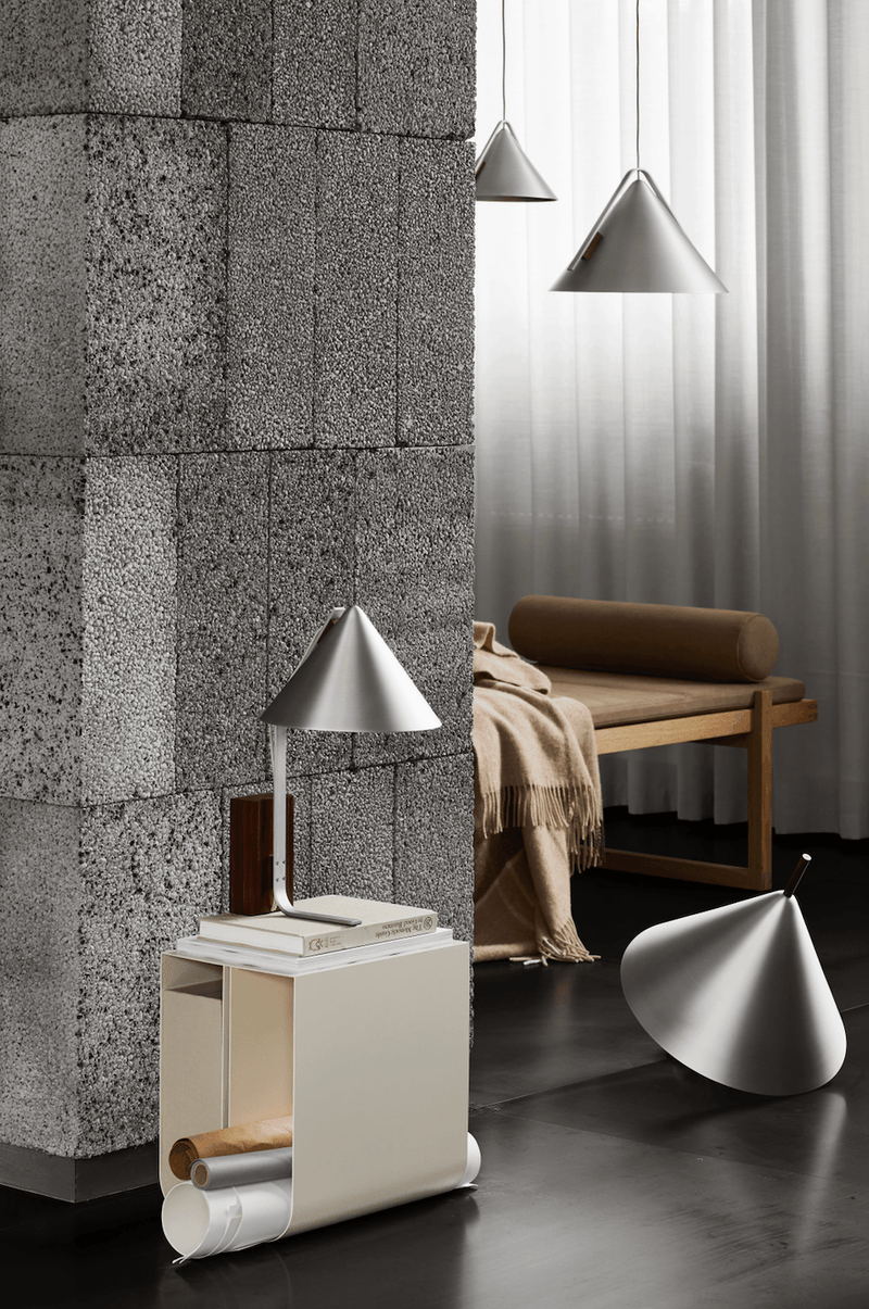 Curved Side Table - Kristina Dam - Tables + Desks - Beige - HORNE