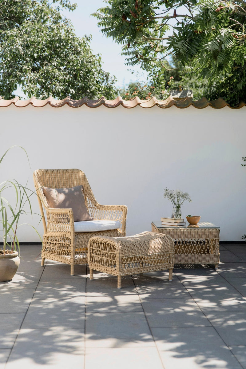 Dawn Foot Stool - Exterior - Sika Design - Outdoor Furniture - Antique - HORNE